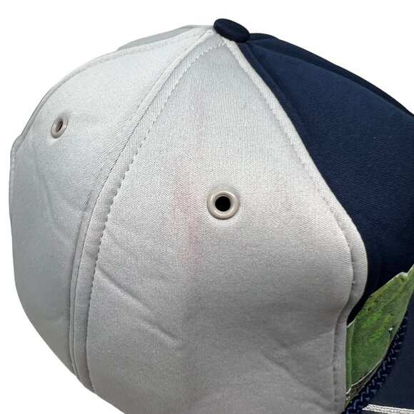 Overnite Transportation Trucking Vintage Snapback Trucker Hat Cap Large Graphic - Picture 10 of 10